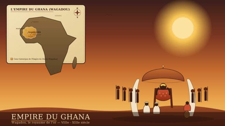 Empire du Ghana (Wagadou) : histoire du royaume de l&rsquo;or d&rsquo;Afrique de l&rsquo;Ouest